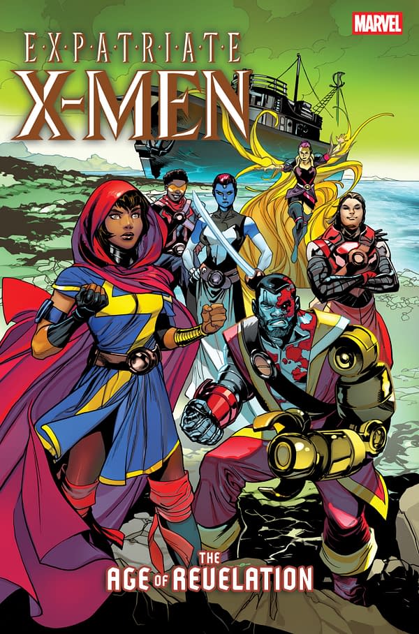 Cover image for EXPATRIATE X-MEN #1 EMA LUPACCHINO VARIANT [AOR]