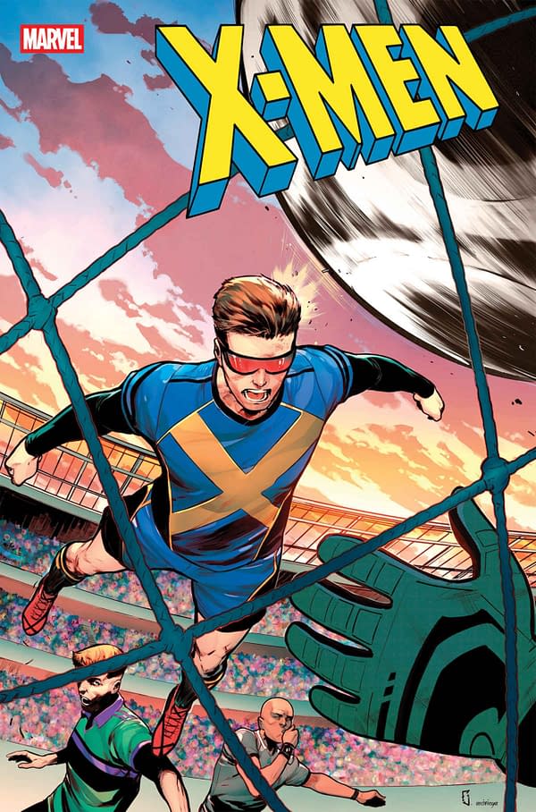 Cover image for X-MEN #31 JUAN FRIGERI MARVEL SOCCER VARIANT