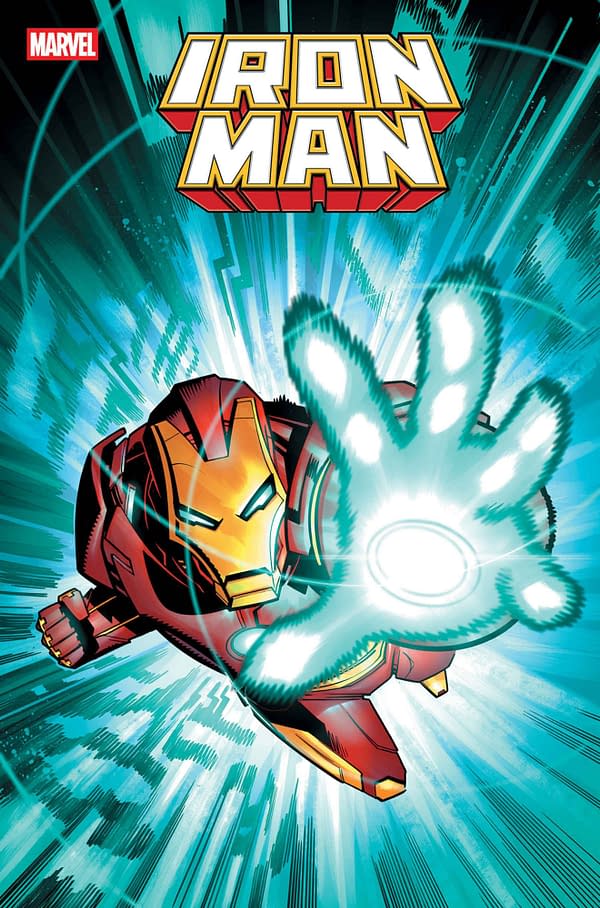 Cover image for IRON MAN #8 ATHILA FABBIO VARIANT