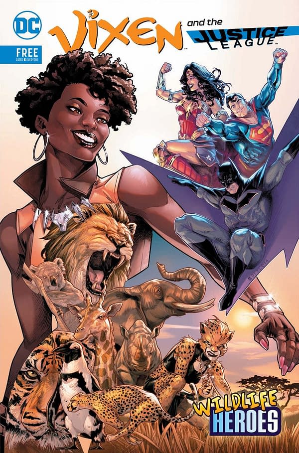 San Diego Zoo Joins In the Comics Exclusives With Vixen And The Justice League: Wildlife Heroes