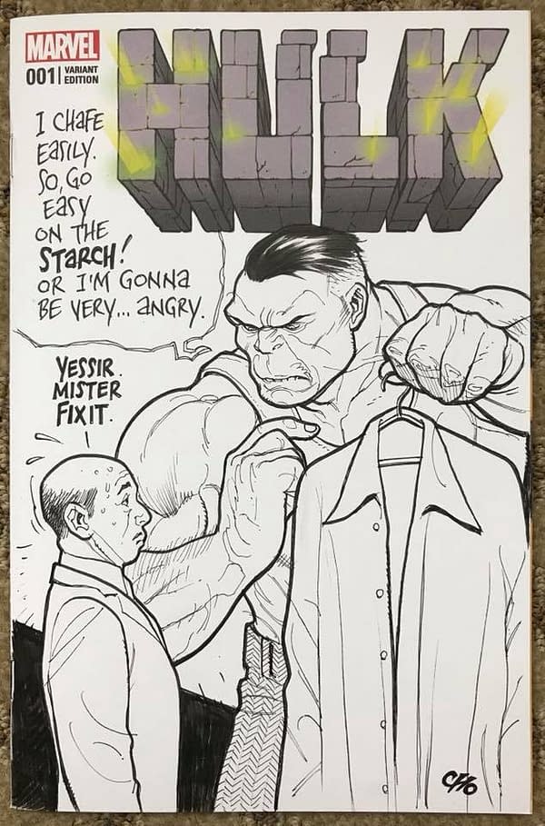 Frank Cho's Outrage Sketch Covers From Baltimore Comic Con