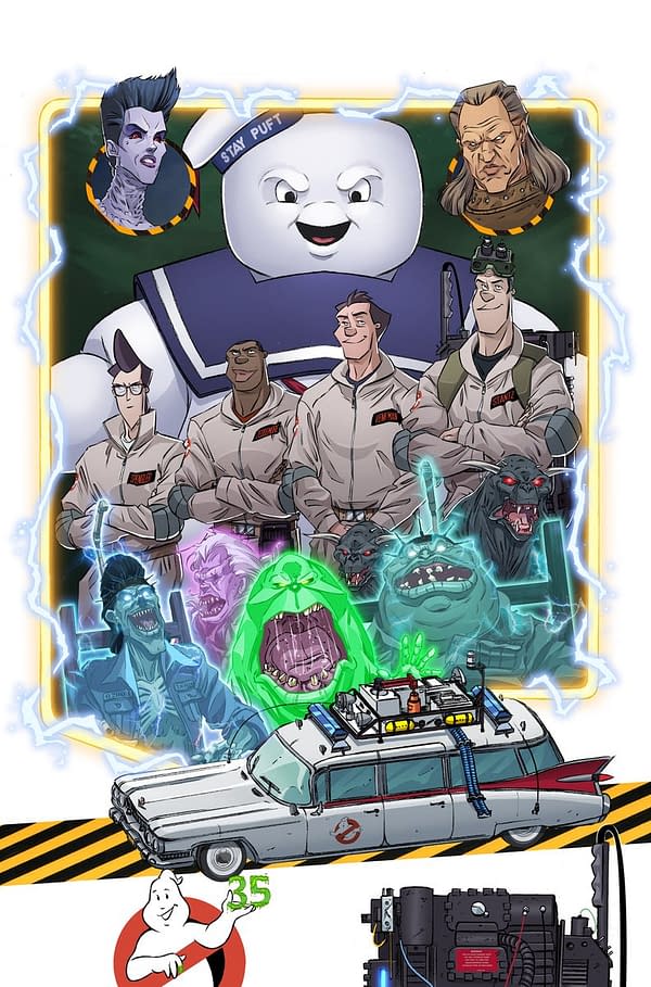 IDW Plans Weekly Ghostbusters Event for April with 4 Teams
