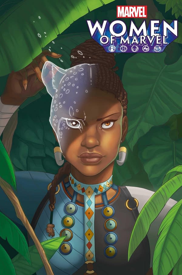Cover image for WOMEN OF MARVEL 1 BROWN VARIANT