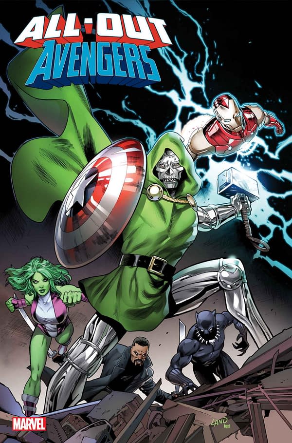 Cover image for ALL-OUT AVENGERS #2 GREG LAND COVER