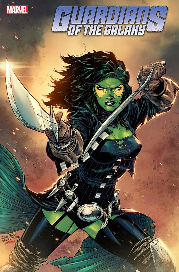 Cover image for GUARDIANS OF THE GALAXY 7 CORY SMITH GAMORA VARIANT