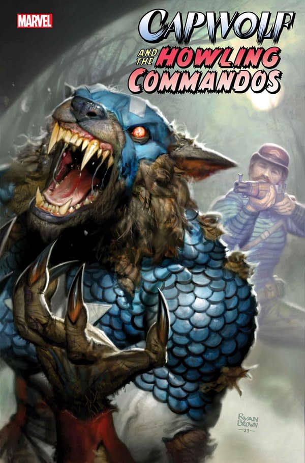 Cover image for CAPWOLF AND THE HOWLING COMMANDOS #2 RYAN BROWN COVER