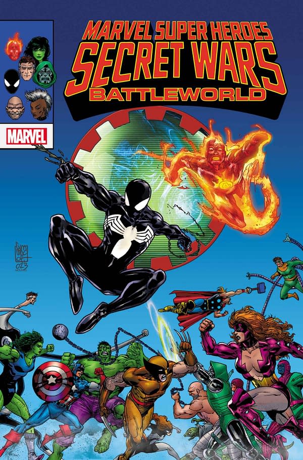 Cover image for MARVEL SUPER HEROES SECRET WARS: BATTLEWORLD #1 GIUSEPPE CAMUNCOLI COVER