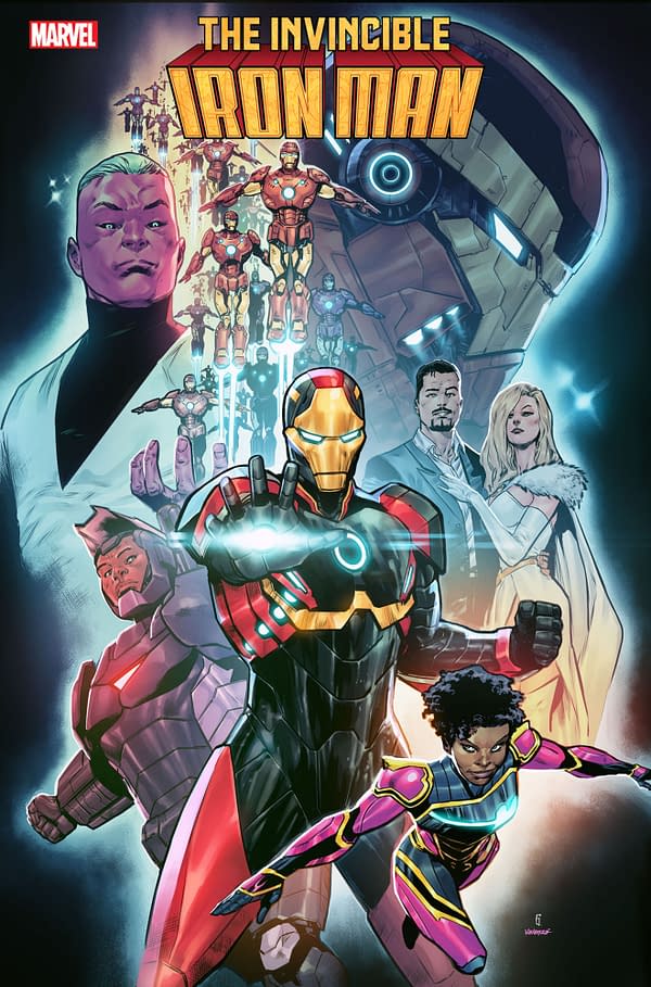 Cover image for INVINCIBLE IRON MAN #20 JUAN FRIGERI VARIANT