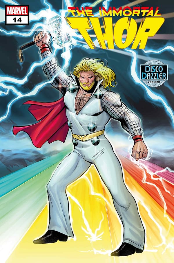 Cover image for IMMORTAL THOR #14 LEE GARBETT DISCO DAZZLER VARIANT