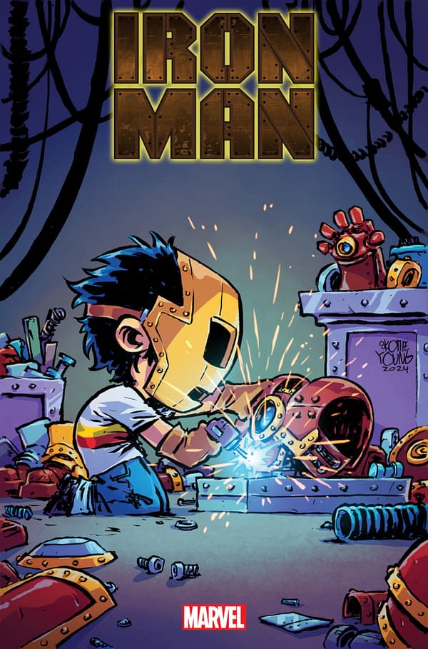 Cover image for IRON MAN #1 SKOTTIE YOUNG VARIANT