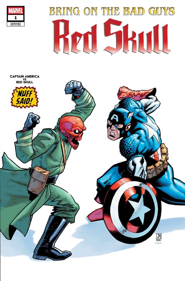 Cover image for BRING ON THE BAD GUYS: RED SKULL #1 JUSTIN MASON NUFF SAID VARIANT