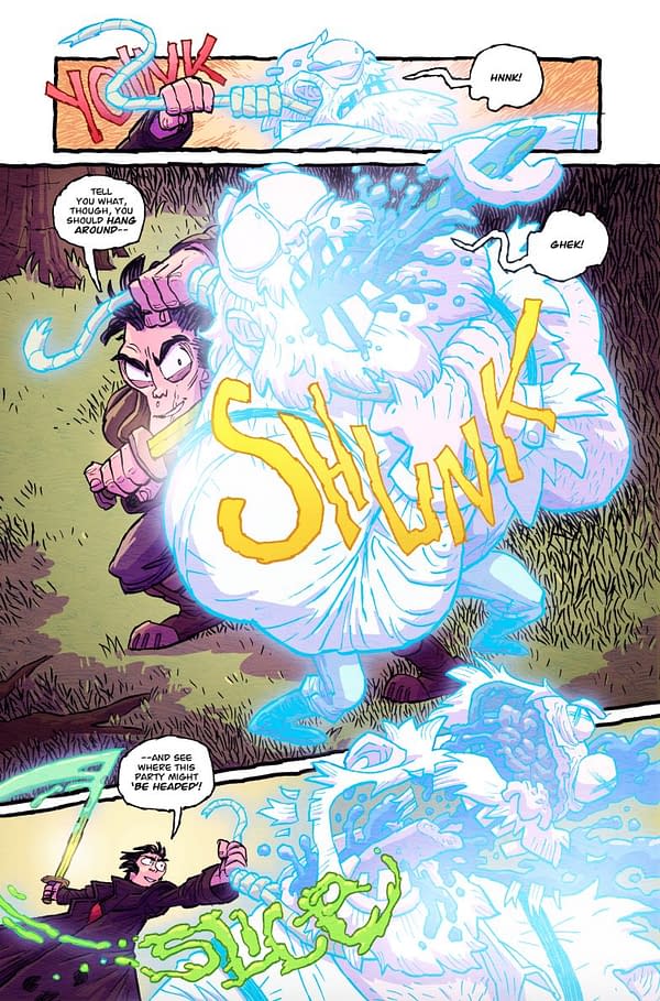 Interior preview page from Hector Plasm: Hunt the Bigfoot #1