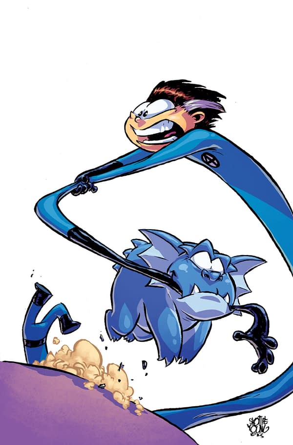 Cover image for FANTASTIC FOUR/GARGOYLES #1 SKOTTIE YOUNG VIRGIN VARIANT