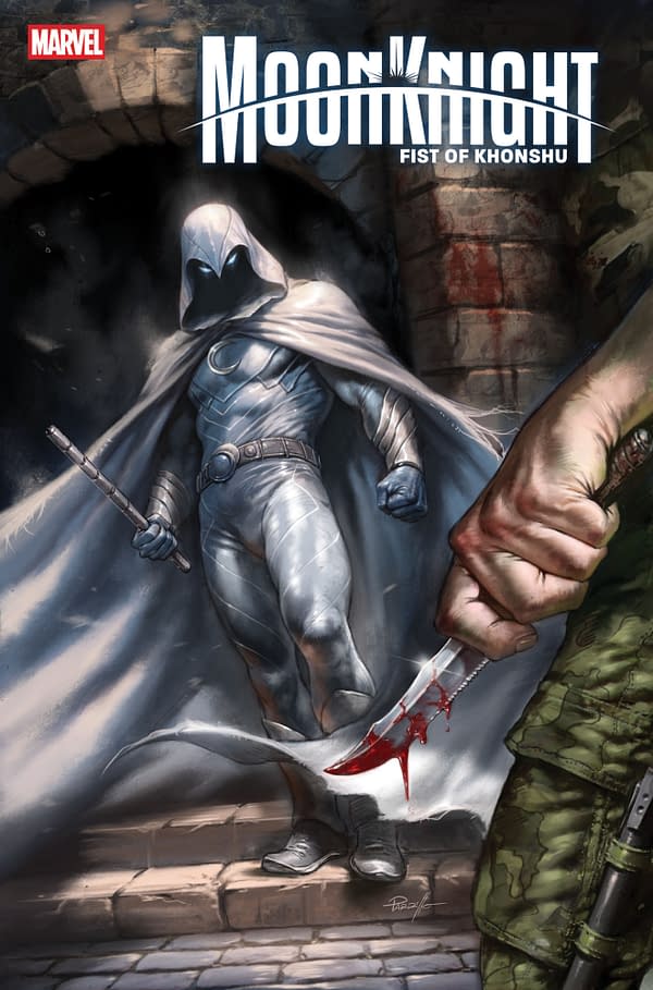 Cover image for MOON KNIGHT: FIST OF KHONSHU #14 LUCIO PARRILO VARIANT