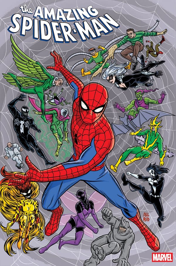 Cover image for AMAZING SPIDER-MAN #28 MIKE ALLRED VARIANT