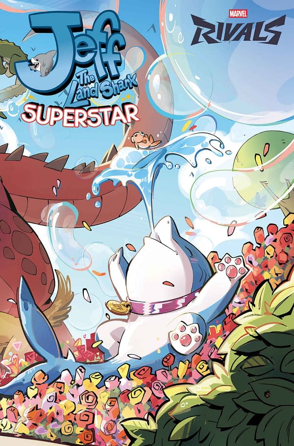 Cover image for JEFF THE LAND SHARK: SUPERSTAR #1 NETEASE GAMES MARVEL RIVALS VARIANT