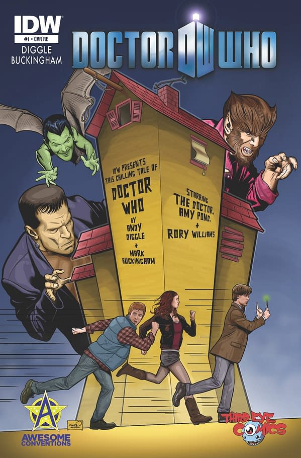 A Monster Of A Doctor Who Variant Cover