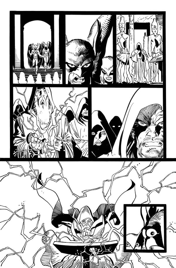 A Black And White Peek At Dark Days: The Casting #1 For Next Month