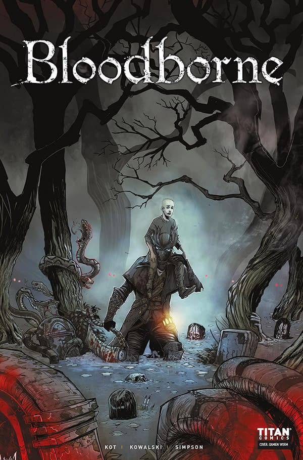 Bloodborne #2 cover by Piotr Kowalski