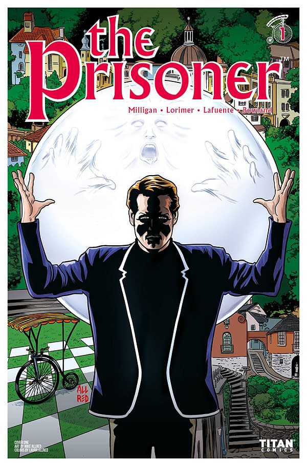 The Prisoner #1 cover by Mike and Laura Allred