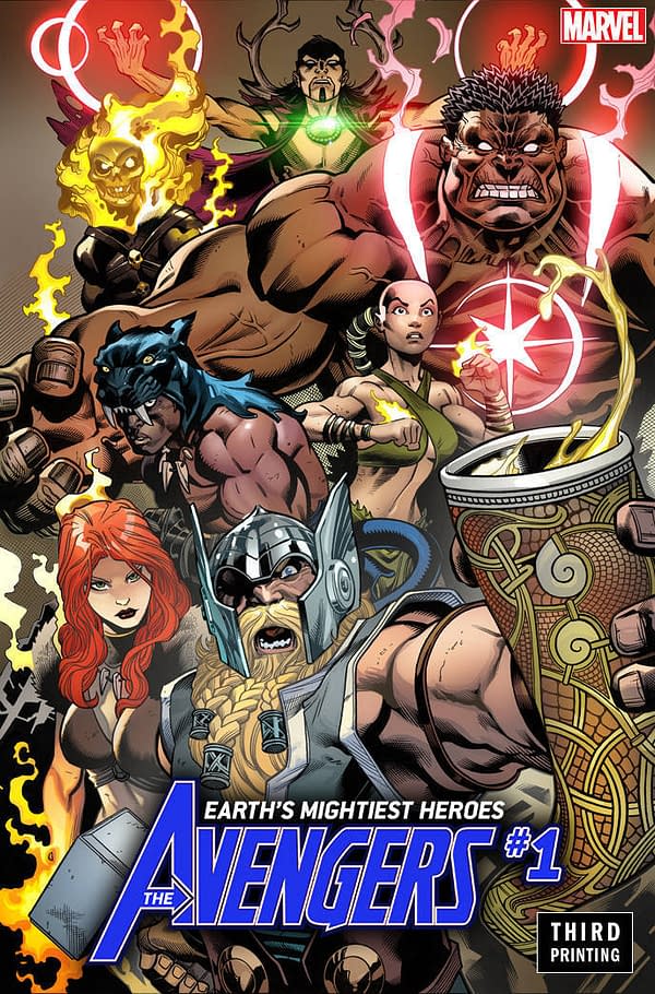 Second Prints for Hulk, X-Men, Deadpool, Doctor Strange and Captain Marvel &#8211; Third for Avengers