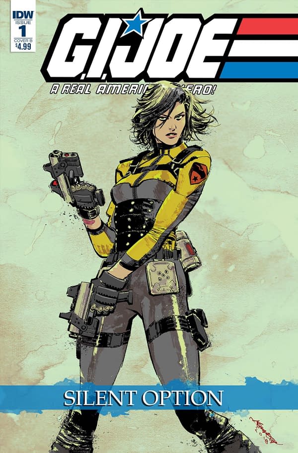 Snake Eyes Gets Her Own Mini-Series in G.I. Joe Spinoff 'Silent Option' from Larry Hama and Netho Diaz