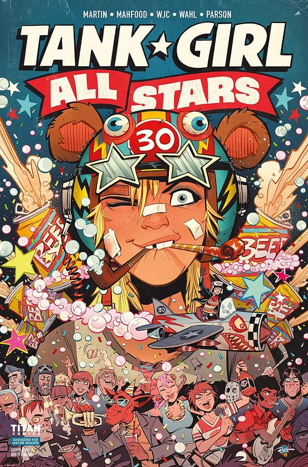 Tank Girl: All Stars #1 cover by Brett Parson