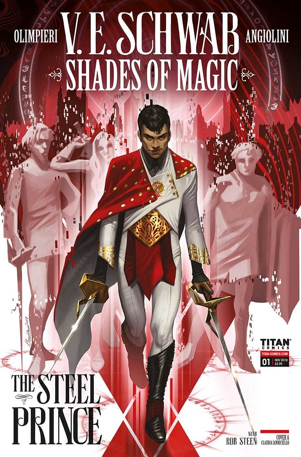 Titan Offers First Look at V.E. Schwab's Shades of Magic: The Steel Prince Prequel Comic