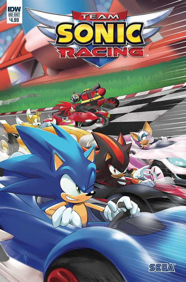 Caleb Goellner and Adam Bryce Thomas Create a Team Sonic Racing Comic