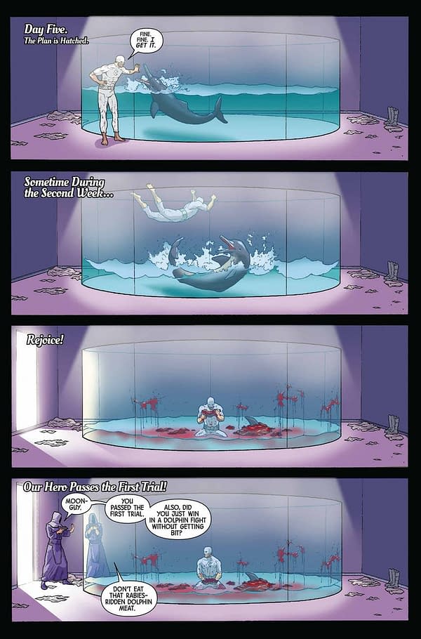 Only One Dolphin Was Harmed in the Making of the Preview for Moon Knight #198