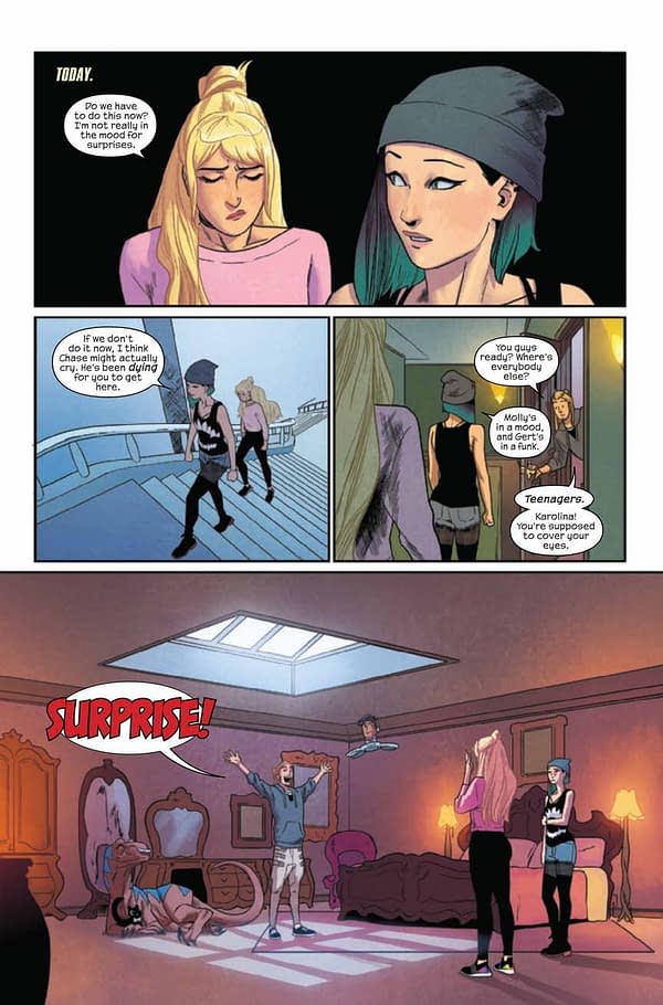 A Second Chance for Romance Between Nico and Karolina in Next Week's Runaways #12?