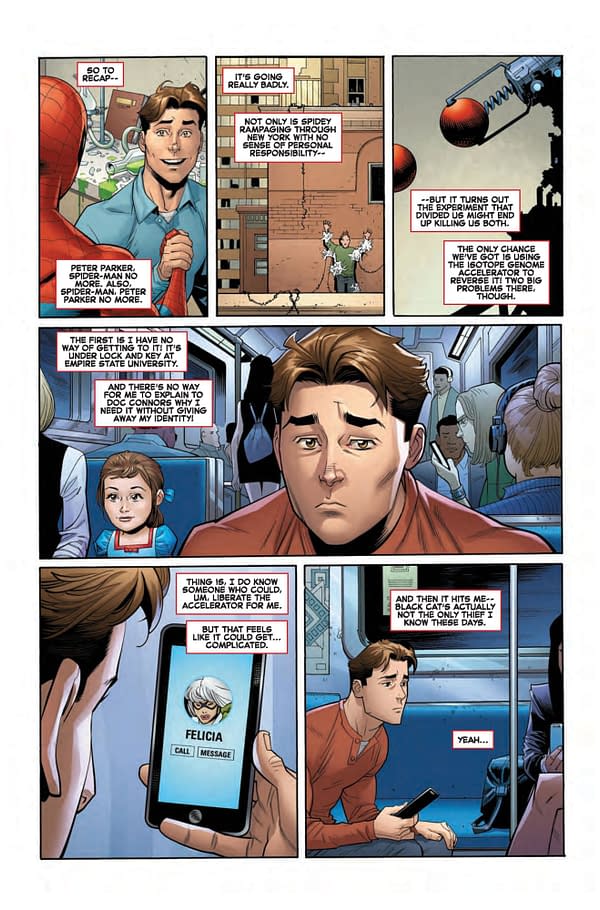 Mary Jane's Second Thoughts About Peter Parker in Amazing Spider-Man #5