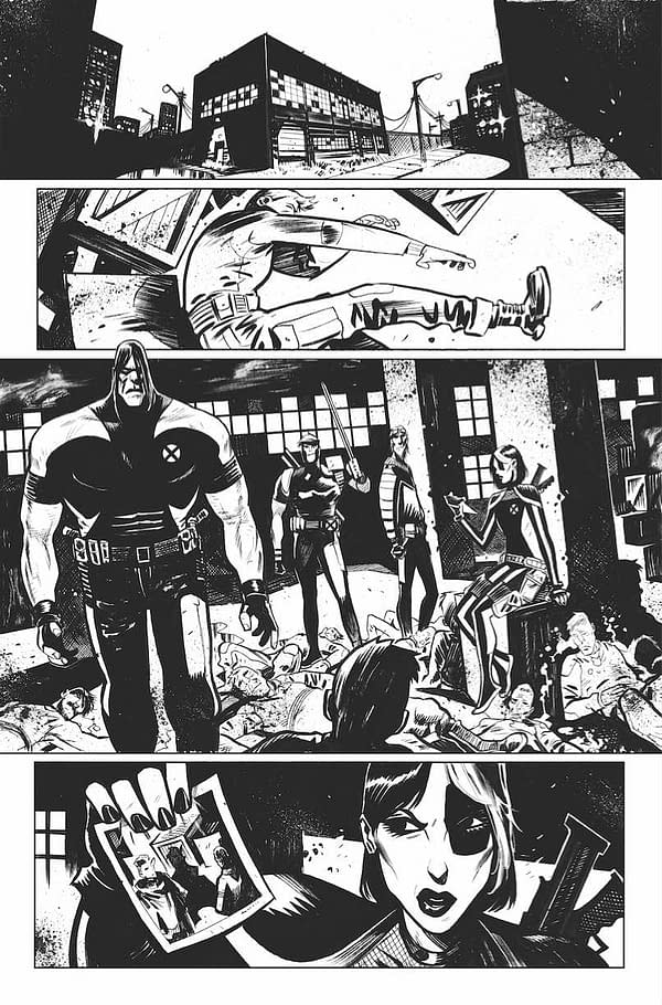 5 Interior Pages from Dylan Burnett for X-Force #1