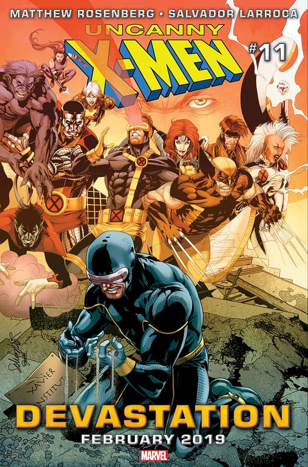 Rosenberg, Larroca, and Cyclops Devastate the Uncanny X-Men in February