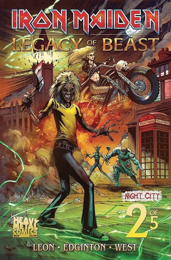 Iron Maiden and Clive Barker from Heavy Metal in May 2019