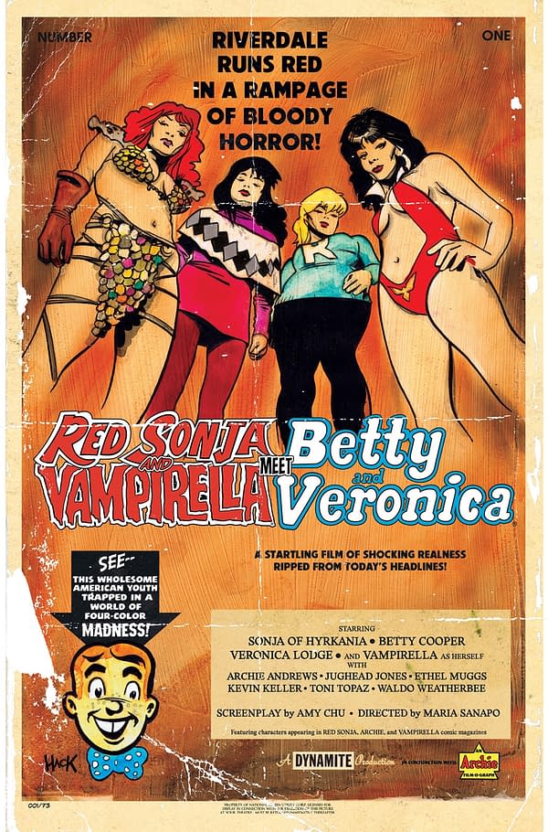 Red Sonja And Vampirella Meet Betty And Veronica From Amy Chu and Maria Laura Sanapo