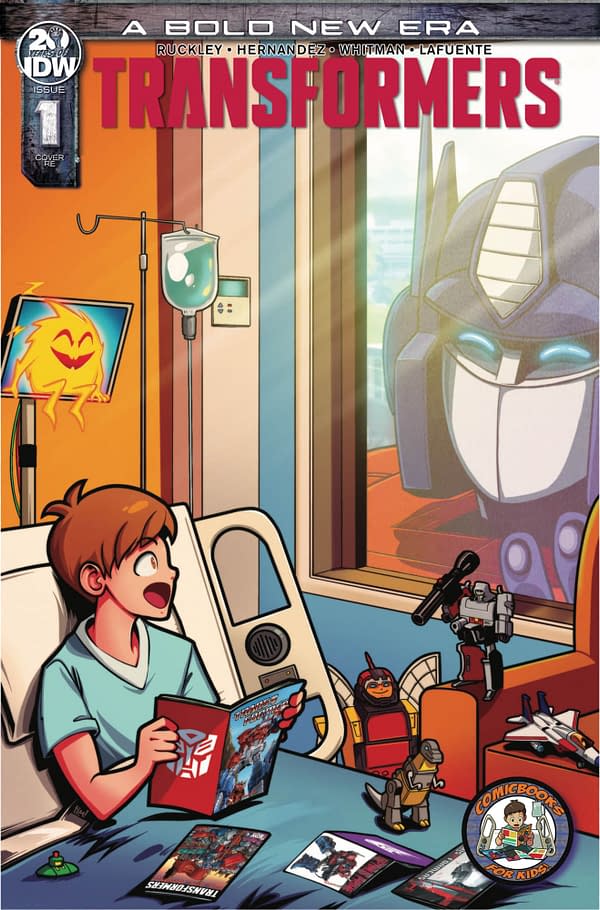 Optimus Prime Pays a Surprise Visit in ComicBooks For Kids! C2E2 Transformers #1 Exclusive