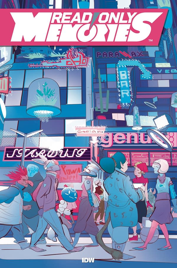 Sina Grace and Stefano Simeone Launch "Read Only Memories" Comic From IDW in December - No Need To Wait Until 2064