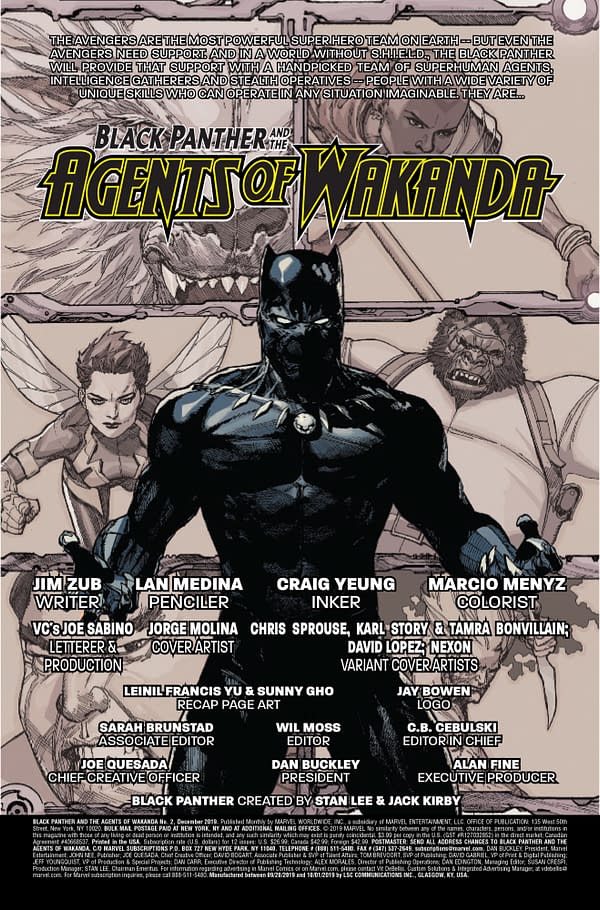 Black Panther and the Agents of Wakanda #2 [Preview]