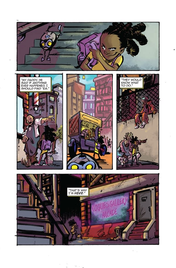 A preview page of Quarter Killer, a ComiXology Original OGN.