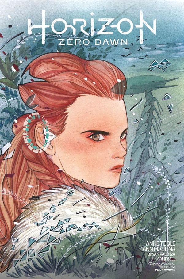 Peach Momoko's Horizon Zero Dawn variant. Credit: Titan Comics.