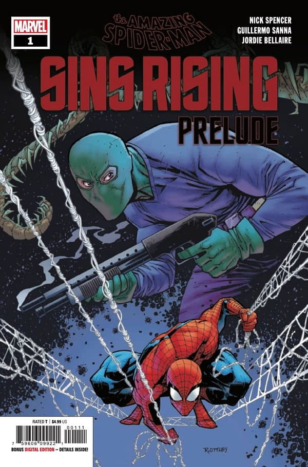 Amazing Spider-Man: Sins Rising Prelude sets up the upcoming Nick Spencer event. Credit: Marvel Comics.