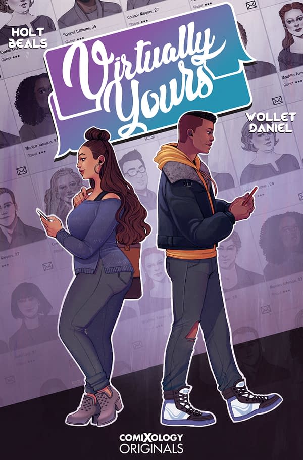 Dating Apps Get a Graphic Novel With Virtually Yours on ComiXology.
