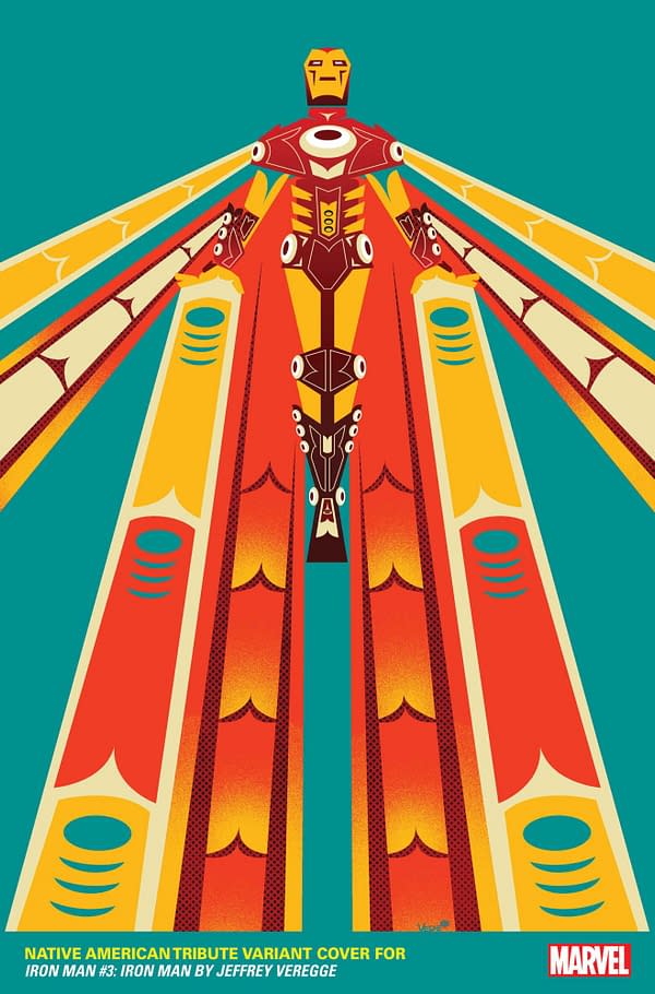 Jeffrey Veregge Creates Native American Heritage Variant Covers for Marvel