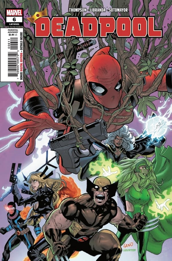 Deadpool #6 continues the Kelly Thompson run. Credit: Marvel