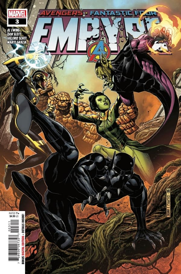 Empyre #3 cover spotlights Black Panther. Credit: Marvel.