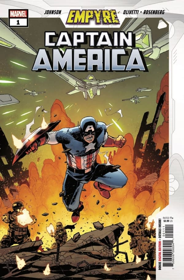Empyre Captain America #1 cover. Credit: Marvel Comics.