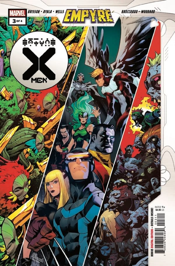 Empyre: X-Men #3 brings on Vita Ayala, Zeb Wells, & Ed Brisson as writers. Credit: Marvel Comics