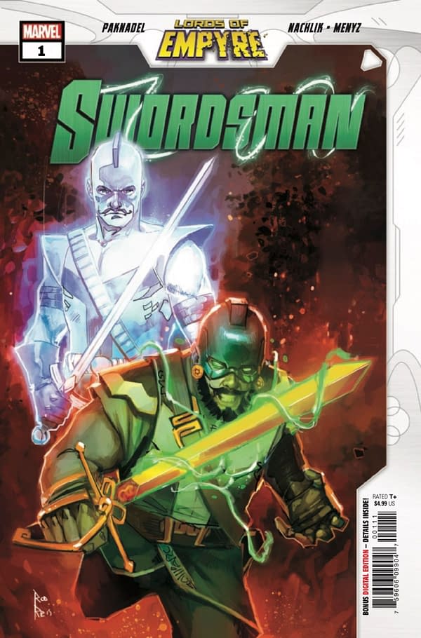 Lords of Empyre Swordsman #1 cover. Credit: Marvel