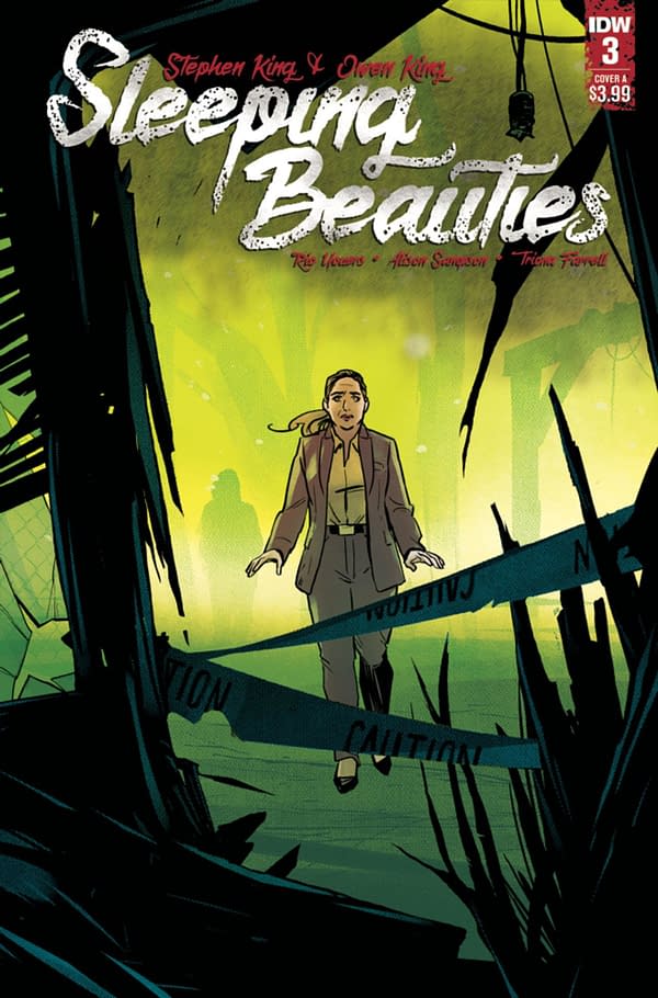 Sleeping Beauties #3 continues to adapt the novel by Stephen and Owen King. Credit: IDW Publishing